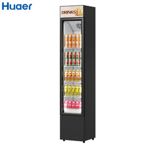 Réfrigérateur mince <span class=keywords><strong>de</strong></span> réfrigérateur <span class=keywords><strong>de</strong></span> porte en verre <span class=keywords><strong>de</strong></span> refroidisseur d'affichage <span class=keywords><strong>de</strong></span> boisson droite étroite grande - Product Image 3