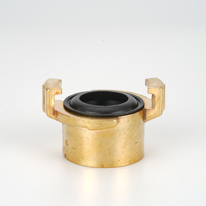 Connecteur de <span class=keywords><strong>tuyau</strong></span> d'arrosage en laiton Geka Quick Fit 3/8"-<span class=keywords><strong>1</strong></span> <span class=keywords><strong>1</strong></span>/<span class=keywords><strong>2</strong></span>" à connexion par vis, surface polie et lisse, ISO 9001, couleur naturelle - Product Image 2