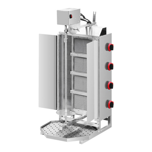 Factory Direct Hot Selling Heavy Duty Rotary Gas Doner Kebab Shawarma Making <b>Machine</b> Commercial Vertical Rotisserie Grill Equipm - Product Image 1