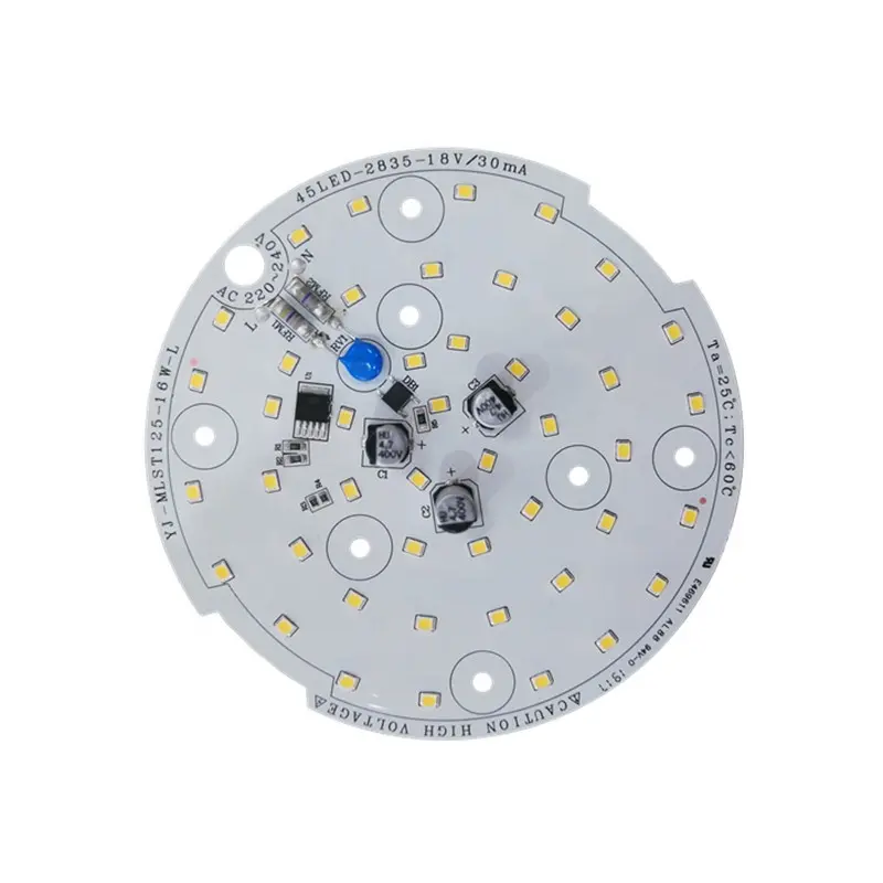 Certificering Aangepaste 130lm/W 16W 220V Ac Ronde Dob Driverless Plafondlamp Led Pcb Module Fabrikant