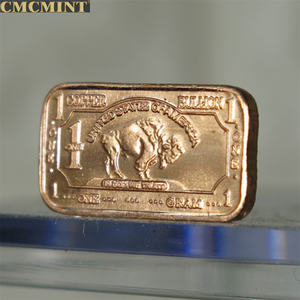 純銅コイン1グラム銅バッファローバーインドの古い銅コイン - Product Image 2