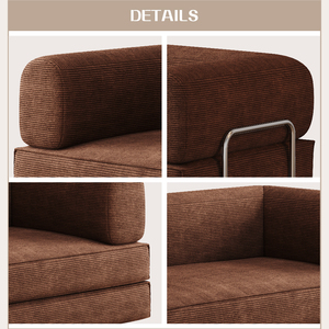 Sofá <span class=keywords><strong>Cama</strong></span> <span class=keywords><strong>Modular</strong></span> Convertible Plegable sin Marco Multifuncional sin Estructura de China para Apartamentos - Product Image 3