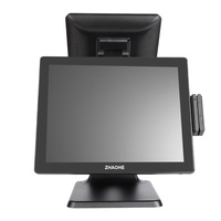 Sistema POS Android para Restaurantes con Pantalla Táctil, Sistema POS Económico para Gasolineras y Supermercados en China, Máquina POS con Windows 10