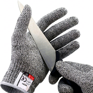 Guantes de Seguridad Lilivit Resistentes a Cortes, HPPE Clase 5, Guantes de Protección para Jardineros con Hilo Mezclado Anti-Corte - Product Image 1