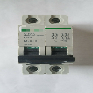 Controlador de Programación PLC 24456, Multi-9, Interruptor Automático, C60, 2P, 50A, Curva C (Nuevo Stock Antiguo) - Product Image 1