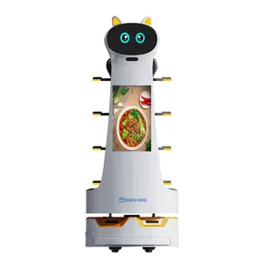 Anseboo Electric Food Delivery Vehicle Robot Restaurante Garçom Serviço Robô para restaurante café hotel e loja de fast food