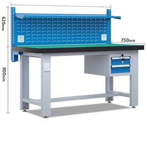 Table <span class=keywords><strong>de</strong></span> travail en acier métallique, table <span class=keywords><strong>de</strong></span> travail robuste pour <span class=keywords><strong>monteur</strong></span>, table d'atelier, table <span class=keywords><strong>de</strong></span> réparation, table d'emballage - Product Image 5