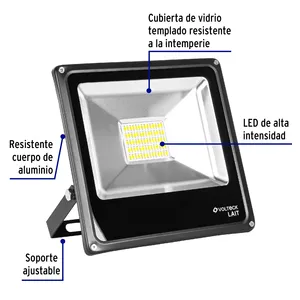 Volteck 30 W luce del giorno sottile LED riflettore scatola con 2 unità per apparecchi di parcheggio Garage - Product Image 2