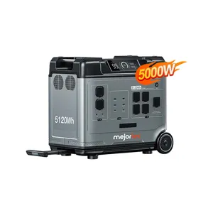 Solar Generator 5000w Ac 220v 240v Lifepo4 Battery Solar Portable Power Station For Home Use