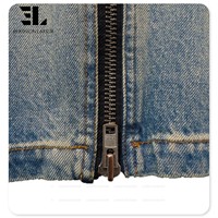 LARSUR Personnalisé Usine 3D Broderie Genou Matelassé Patch Genou Biker Cargo Jeans Droit Embossé Rembourré Moto Biker Denim Pantalon