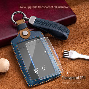 Funda Protectora de Piel Crazy Horse para Llave Inteligente de Hongqi, Serie HS5/HS7/H7/H9, Accesorios para Auto - Product Image 2