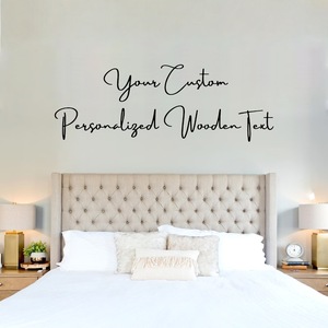 Lettere <span class=keywords><strong>in</strong></span> <span class=keywords><strong>Legno</strong></span> Personalizzate per Decorazione Murale, Arte da Parete con Logo o Nome - Product Image 2