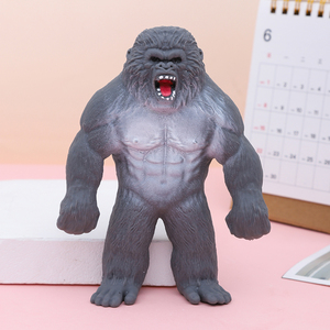 Figurine en TPR personnalisée, <span class=keywords><strong>jouet</strong></span> à presser orang-outan, figurine de <span class=keywords><strong>gorille</strong></span> monstre personnalisée pour soulager le stress, <span class=keywords><strong>jouet</strong></span> extensible en gros - Product Image 4