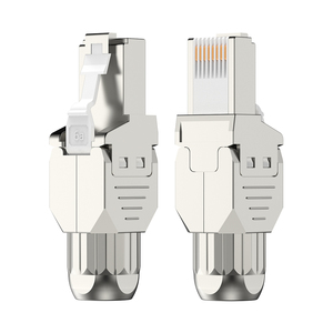 Cat7 <span class=keywords><strong>SFTP</strong></span> Màu Mạng RJ45 Cộng Với 6A Kết Nối Nữ Mèo 7 Tooless Mèo Zink Mèo 5E - Product Image 1