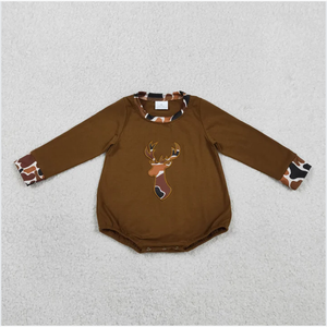 Mono para Bebé Niño LR2260 con Bordado de Camuflaje de Ciervo Marrón - Product Image 5