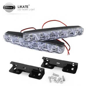 Lkt voiture <span class=keywords><strong>de</strong></span> <span class=keywords><strong>jour</strong></span> énergie éolienne 12W DRL 6 LEDs DC 12V lumière antibrouillard voiture DRL lampe <span class=keywords><strong>de</strong></span> conduite - Product Image 3