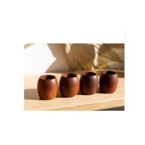 Ronds de serviette en bois accessoires de cuisine porte-serviette gravure à la main ronds de serviette design accessoires ronds - Product Image 3