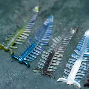 6 señuelos blandos de pesca de 88 mm y 2 g, tipo PELLER, de 3.5 pulgadas, con cabeza de jig luminosa, para lubina, agua dulce, río y agua salada, HYS02 - Product Image 4
