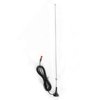 Antena de Radio UT-108UV para coche, Base magnética de potencia de 10W, conector BNC/SMA-F/SMA-M, doble banda, 144/430Mhz, 2,15/3.0dBi
