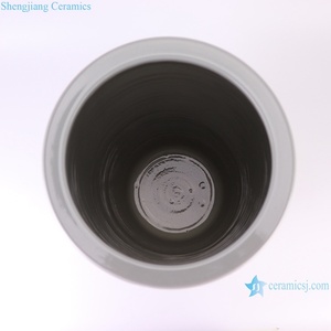 RXAZ01 Jingdezhen <span class=keywords><strong>portaombrelli</strong></span> in porcellana con motivo a loto ad incastro <span class=keywords><strong>blu</strong></span> e bianco - Product Image 3