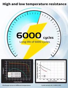 LifePO4 32Ah太阳能电池12v 48v 32ah 50ah 60ah 80ah 100ah铅酸电池储能电池 - Product Image 3