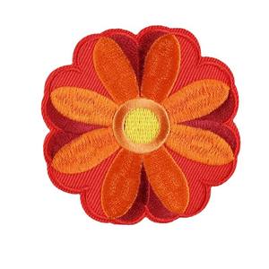 Étiquette brodée à l'ordinateur, patch brodé motif floral original, accessoires vestimentaires, accessoires de bagages DIY, patch auto-adhésif - Product Image 5