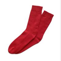 Chaussettes en pur cachemire de haute qualité Chaussettes épaisses en cachemire de luxe avec logo personnalisé Chaussettes de lit unisexes