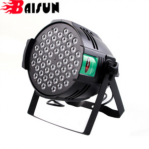 Luci di Proiezione LED Professionali 54x3W RGB 3in1 DMX512/Controllo Sonoro IP33, Alta Resa Cromatica CRI 85, Luci da Palco per Matrimoni e Discoteche - Product Image 3