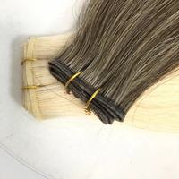 Extensions de cheveux vierges d'usine Genius Weft 100% cheveux humains Genius Weft Double Drawn Genius Weft Extensions de cheveux humains