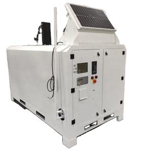 간단한 탱크 게이지 시스템과 태양 전지판을 갖춘 미니 연료 스테이션 - Product Image 1