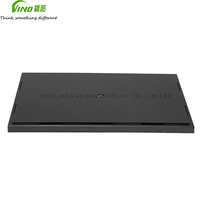 Vitrine pliable en acrylique transparent VINO avec 90 lumières LED (3 options de couleurs), fond miroir, étagères personnalisables, autoportante, facile à assembler