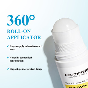 Solution lissante Neutriherbs en marque blanche : Apaise les boutons de rasoir, atténue les taches brunes après-rasage, traitement des poils incarnés, roll-on - Product Image 6