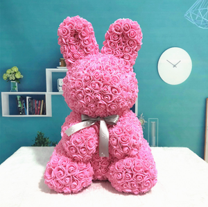 <span class=keywords><strong>Regalo</strong></span> all'Ingrosso per <span class=keywords><strong>San</strong></span> <span class=keywords><strong>Valentino</strong></span>, Festa della Mamma, Compleanno, Coniglietto in Schiuma con Rosa, <span class=keywords><strong>Regalo</strong></span> Promozionale Aziendale - Product Image 2