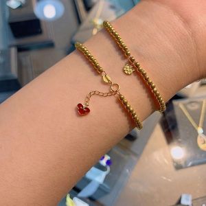 Pulsera de Lujo Xinfly con Cuentas de Oro de 18K, Joyería Fina, Dije de Animal del Zodiaco para Niños, Amuleto Chino de Buena Suerte Grabado, Regalo - Product Image 5