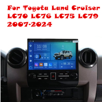 Para Toyota Land Cruiser LC69 LC70 LC71 LC75 LC76 LC79 LC90 Navegación GPS Carplay Pantalla Táctil OLED de 10.6 Pulgadas Android FM 360° DSP RGB 4G