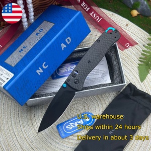 Cuchillo plegable BM535-3 personalizado de fácil apertura con hoja de acero S90V, cuchillo de bolsillo táctico portátil para barbacoa. - Product Image 1