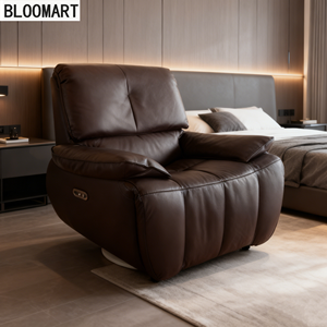 Moderner Multifunktionaler Leder-Relaxsessel mit Schaukelfunktion und Metallgestell Direkt vom Hersteller Schnelle Lieferung Bestseller Ganzkörpermassage - Product Image 1