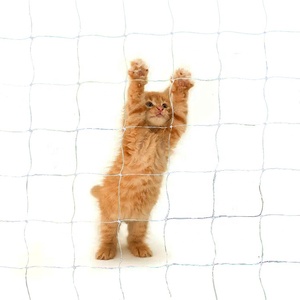 2023 nóng bán trong suốt Monofilament bảo vệ mèo Pet quare lỗ lưới mèo mạng lưới an toàn - Product Image 1