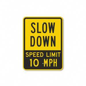 Señal de tráfico de advertencia del fabricante Precio de fábrica Aluminio reflectante Advertencia personalizada Seguridad vial Reflctive Señales de tráfico amarillas - Product Image 3