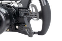Volante de Carreras con Pantalla Táctil, Volante de Juego F1 con Force Feedback, Motor de Vibración, Compatible con PC y Móviles