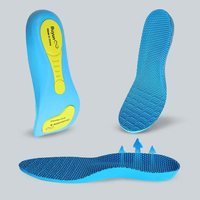 Semelles de sport confortables de haute qualité en PU souple, absorption des chocs, soutien de la voûte plantaire, évacuation de l'humidité, personnalisables, vente en gros