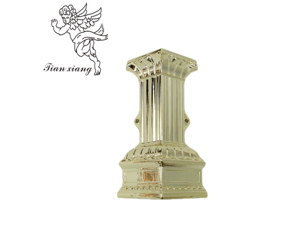 Maniglia per Barra Oscillante Stile Americano, Decorazione in Rame Dorato e Argento, Accessori per Bara, Modello TX-03C per Adulti, Disponibile - Product Image 4