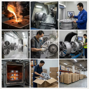 Rines Personalizados <span class=keywords><strong>de</strong></span> Aleación <span class=keywords><strong>de</strong></span> Aluminio Forjado 6061-T6 <span class=keywords><strong>de</strong></span> 18, 19, 20, 21, 22 y 24 Pulgadas, Diseño Multirradio Trenzado, para BMW y Mercedes - Product Image 4