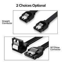 SATA-Kabel SATA3.0 Verlängerungskabel SATA 3.0 III 6Gbps 40/50/100cm Gerade Links-Winkel SATA 3 Kabel für HDD SSD 7-Pin SATA3 Kabel