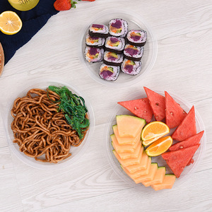 Disposable Round <b>Plastic</b> PP Thickened Plate For Party Picnic Dessert Fruit Serving - Product Image 1