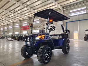 Customizable 2-Seater Electric 4x4 Golf Cart <b>72V</b> Lithium <b>Battery</b> Flatbed Metal Construction 5KW AC Motor 70-90km - Product Image 3