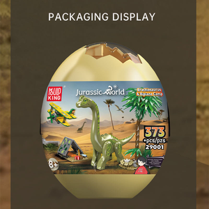 Mould King 29001, 373 Piezas, Serie <span class=keywords><strong>Jurassic</strong></span> <span class=keywords><strong>World</strong></span>, Huevo <span class=keywords><strong>de</strong></span> Dinosaurio <span class=keywords><strong>de</strong></span> Cuello Largo, Bloques <span class=keywords><strong>de</strong></span> Construcción, Modelo Técnico, Juguete Educativo, Regalo Festivo - Product Image 6