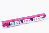 Mahjong Akrilik Motif Marmer Mewah, Ubin Standar Dilukis Tangan, Label Pribadi Kustom Grosir untuk Permainan 4 Pemain