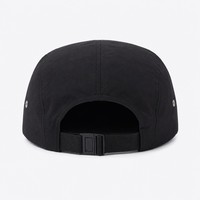 Casquette de camionneur à 5 panneaux en polyester recyclé avec logo personnalisé, panneau avant plat, réversible et ajustable