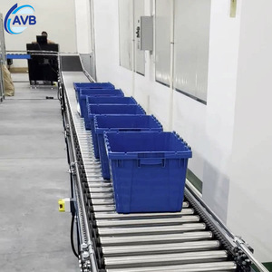 Convoyeur à rouleaux pour chaîne de montage, Convoyeur à rouleaux flexible, Convoyeur à rouleaux pliable en acier inoxydable pour le chargement - Product Image 3